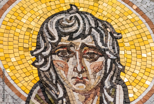 Mosaic icon of St. Mary of Egypt