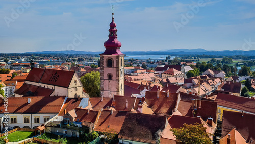 city view of Ptuj, Slovenia