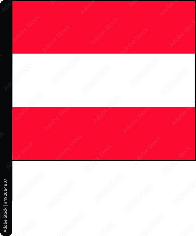 Flag of Austria vector illustration Flag of Austria vector illustration