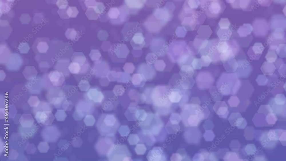 Motion graphics. Abstract background with bokeh. Soft light defocused spots