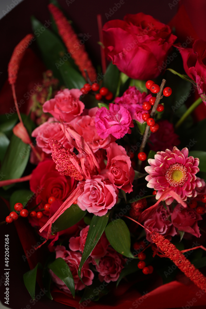 Beutiful and colorful bouquet of flowers, spring Beutiful and colorful bouquet of flowers, spring