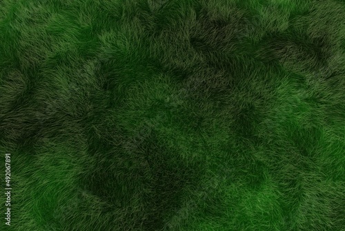 3d rendering of a 3d illustration of rough grass