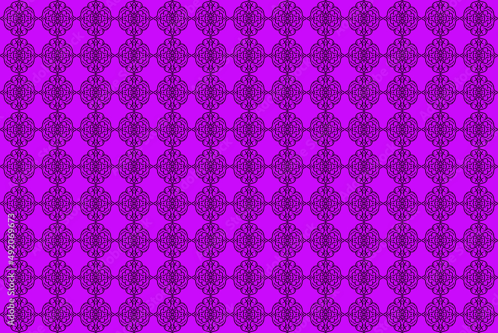 abstract black pattern on a purple background abstract black pattern on a purple background