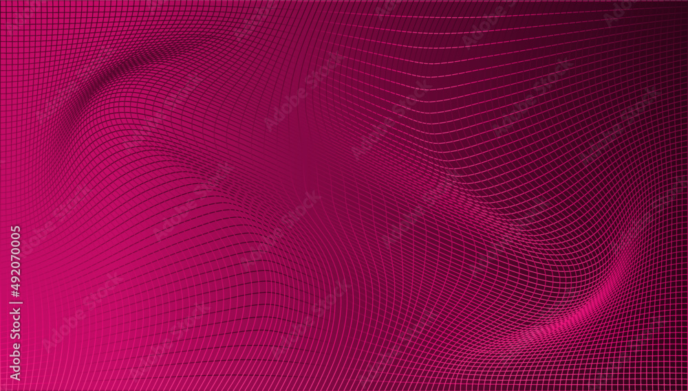 Abstract vector lines background with color gradient. Lines pattern for banner background