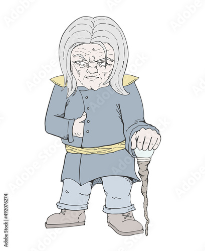 Historic leader man draw