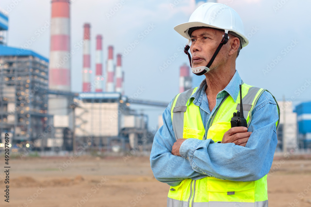 Factory Engineering for Power Generation,Engineer Asian senior Factory Engineering for Power Generation,Engineer Asian senior