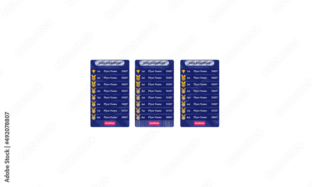 Leaderboard with abstract background Free Vector Leaderboard with abstract background Free Vector