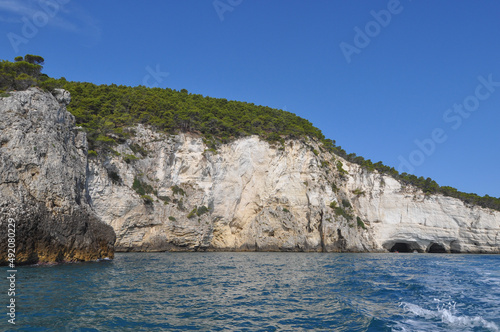 White cliffs in Vieste