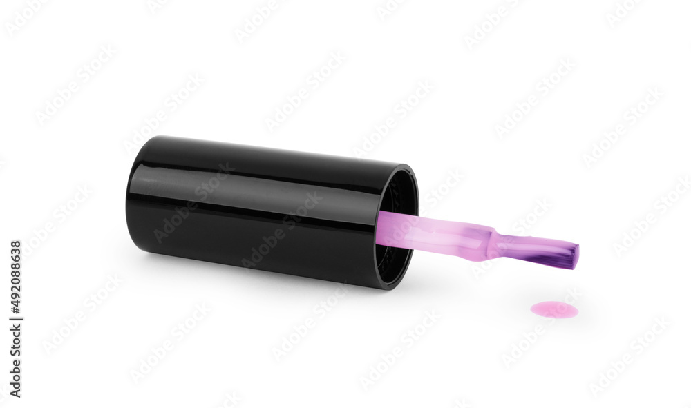 nail polish on white background nail polish on white background