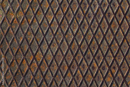Old industrial rusty metal background