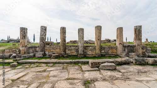 The seven stone pillars of the hierapolis temple