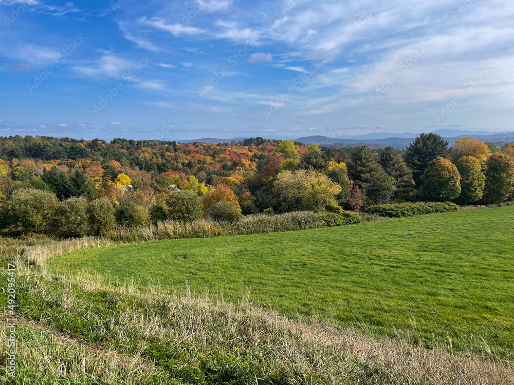 Beautiful New Hampshire landscapes in the fall Beautiful New Hampshire landscapes in the fall