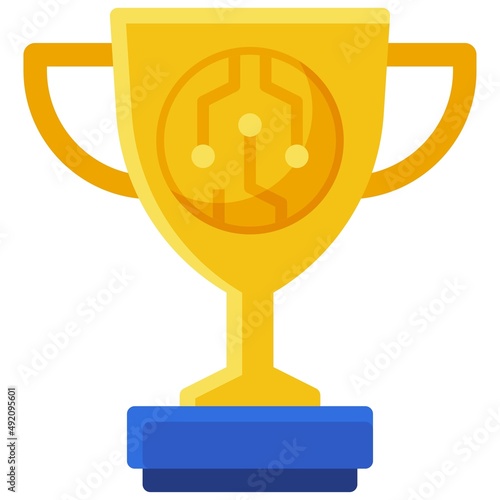 Reward icon, DeFi related vector illustration