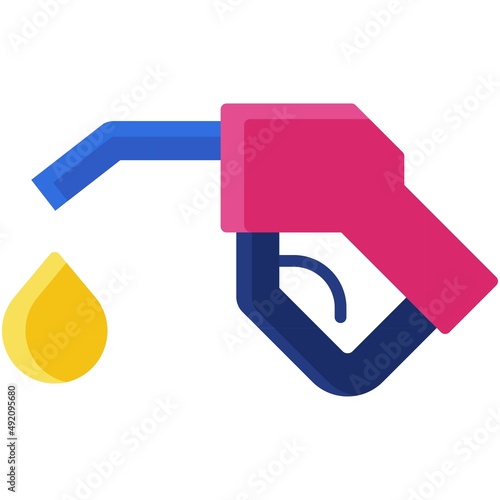 Gas fee icon, DeFi related vector illustration