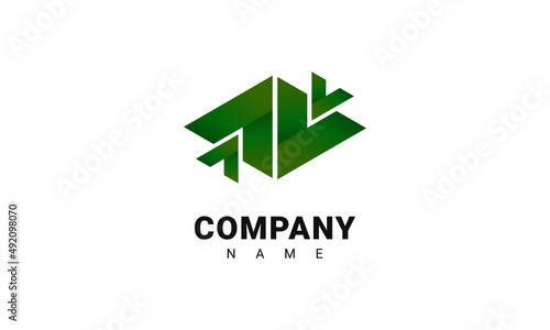 elevator arrow logo template