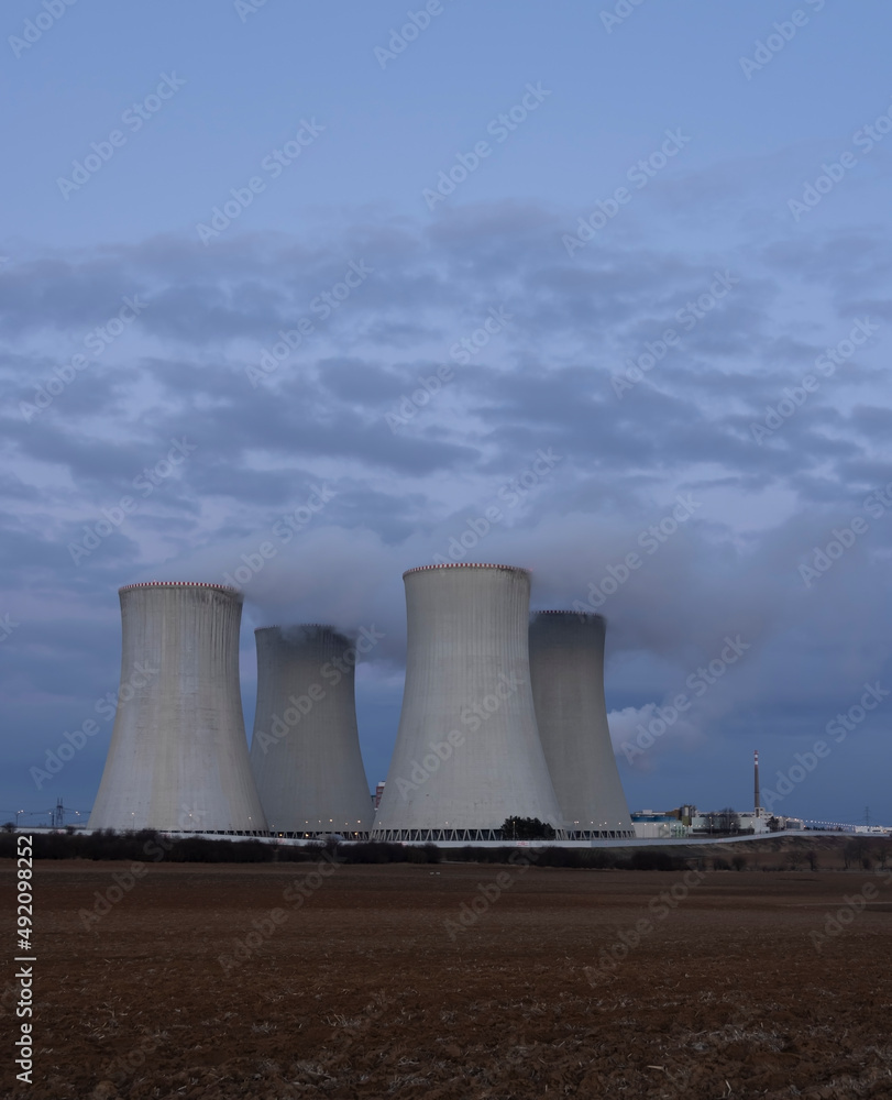 Nuclear power station Dukovany, Vysocina region, Czech republic Nuclear power station Dukovany, Vysocina region, Czech republic