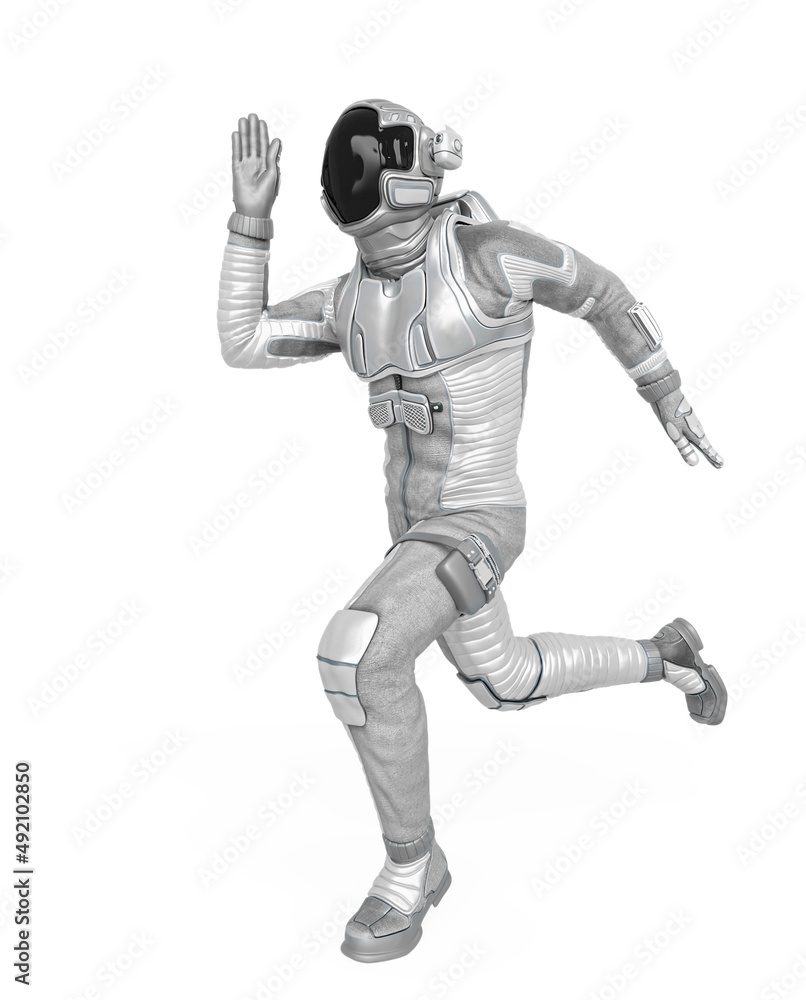 astronaut explorer is running fast astronaut explorer is running fast