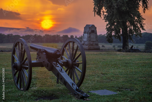 Cannon at Gettysburg photo