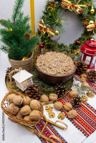 Traditional Ukrainian Christmas dish "Kutia"