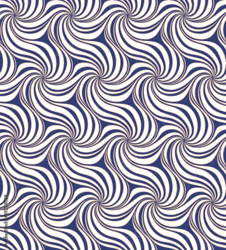 Seamless spiral pattern  geometric print.