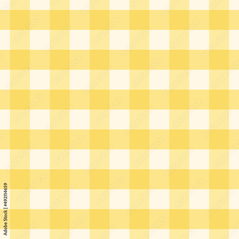 Plaid seamless texture. Yellow pattern in box. Checkered backgraund. Plaid seamless texture. Yellow pattern in box. Checkered backgraund.