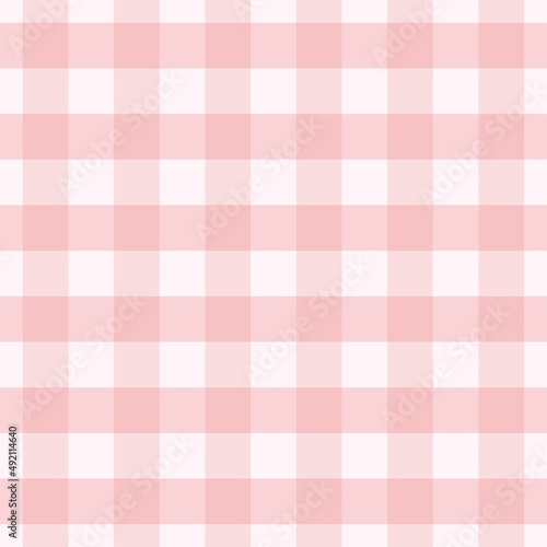 Plaid  seamless texture. Pink pattern in box. Checkered backgraund.