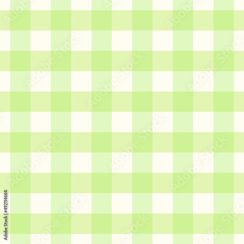 Plaid seamless texture. Green pattern in box. Checkered backgraund.