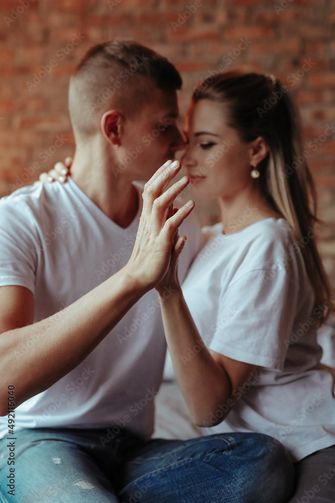 Couple at home Couple at home