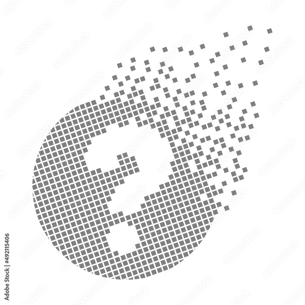 Round question mark fast pixel dots. Pixel art with question mark ...