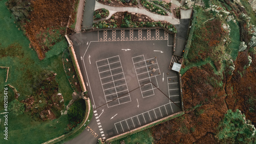 Car park from above