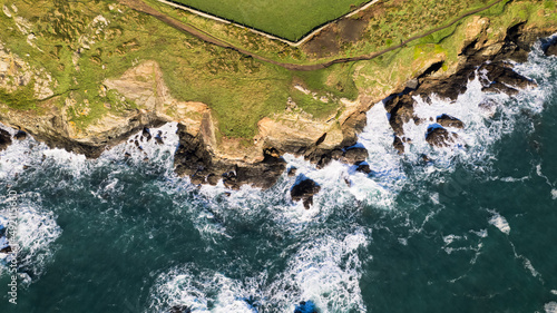 Cornish Coastline from above