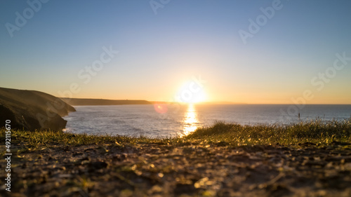 Sunset with low foreground