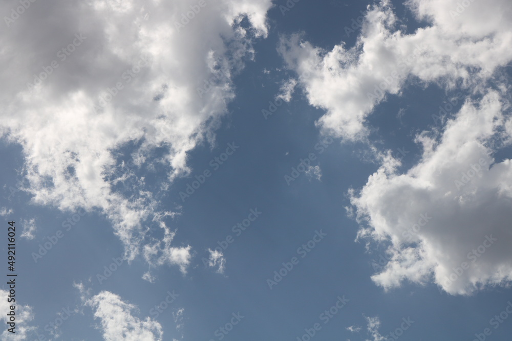 Obraz premium blue sky with clouds