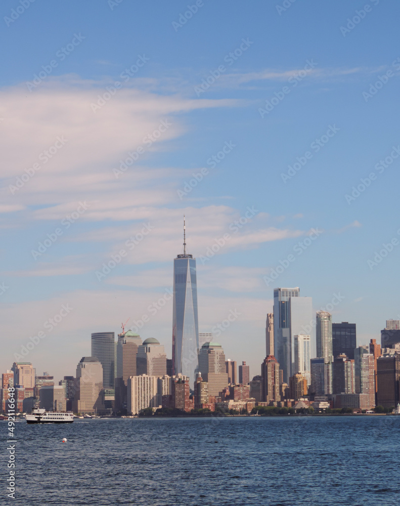 Classic New York City skyline view