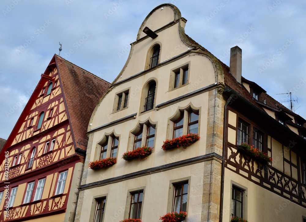 Rothenburg ob der Tauber is a German town in northern Bavaria known for its medieval architecture.