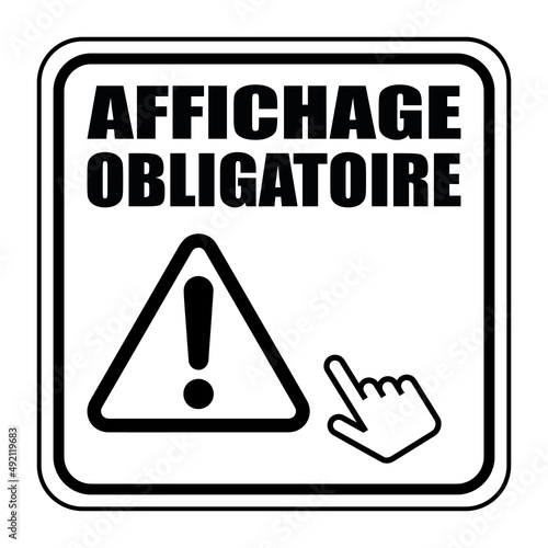 Logo affichage obligatoire.