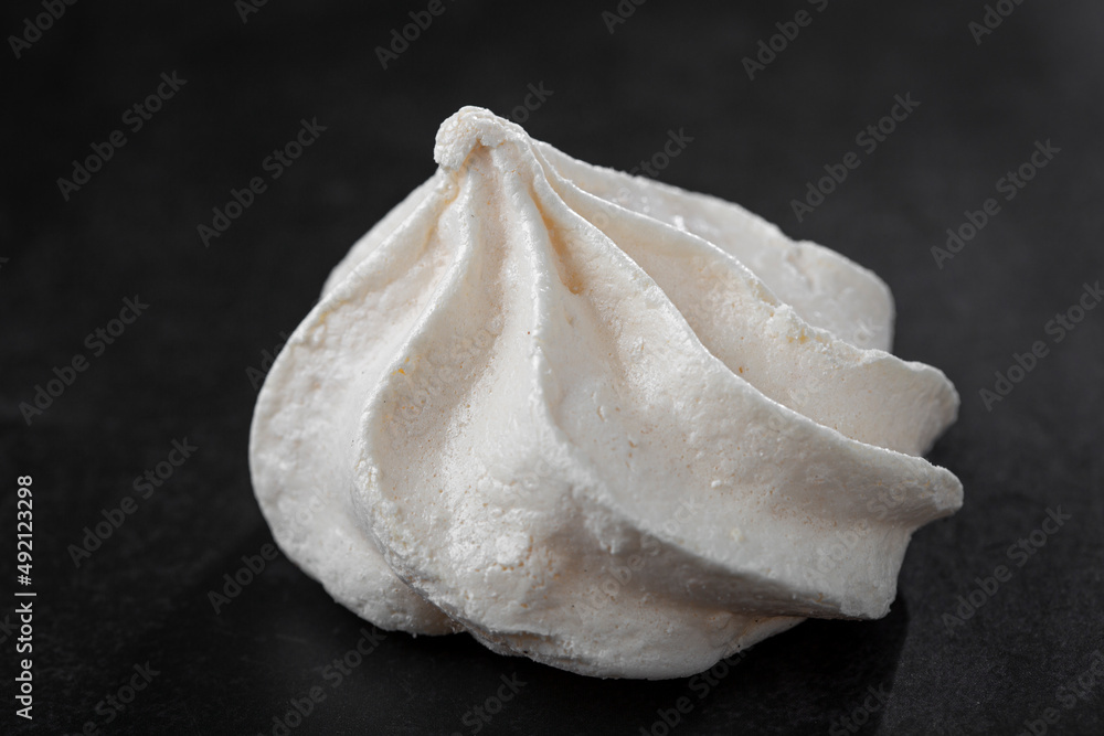 Meringue cookies on the table. Meringue cookies on the table.