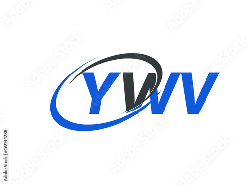 Free Download YWV letter creative modern elegant swoosh logo design - GFXLoad
