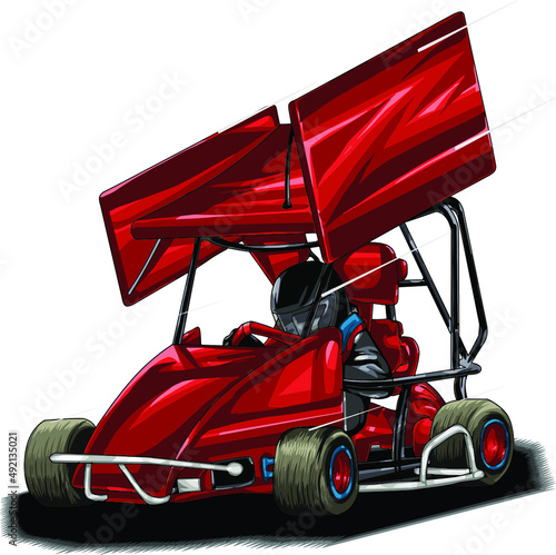 drag race isolated on white background for poster, t-shirt print, business element, social media content, blog, sticker, vlog, and card. vector illustration.