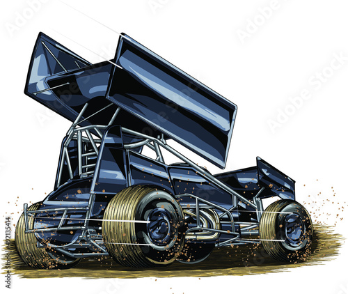 dirt race isolated on white background for poster, t-shirt print, business element, social media content, blog, sticker, vlog, and card. vector illustration.