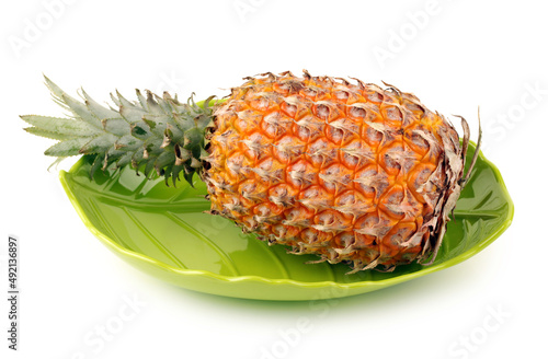 pineapple on white background