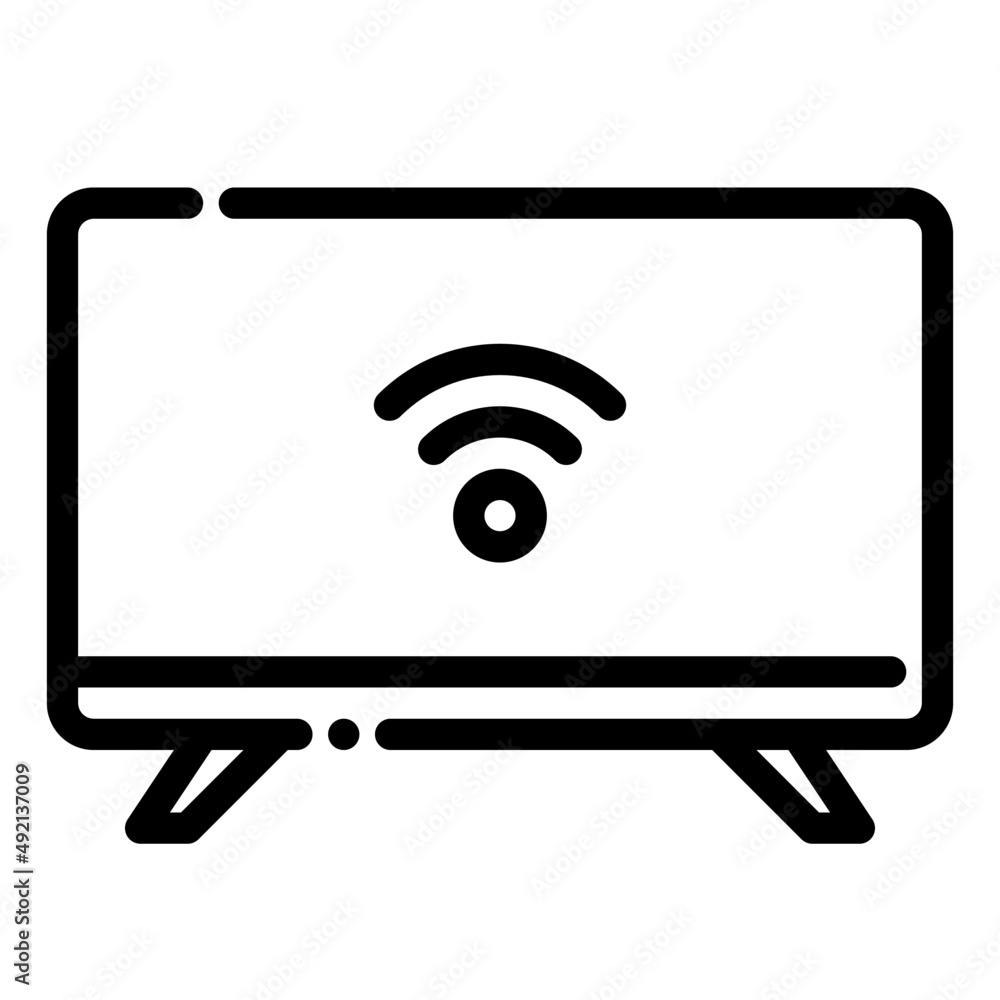 television smart tv internet of things iot smarthome icon television smart tv internet of things iot smarthome icon