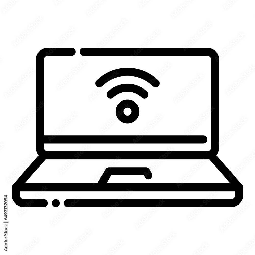 laptop network home smart internet of things iot smarthome icon laptop network home smart internet of things iot smarthome icon