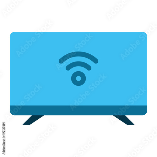 television smart tv internet of things iot smarthome icon