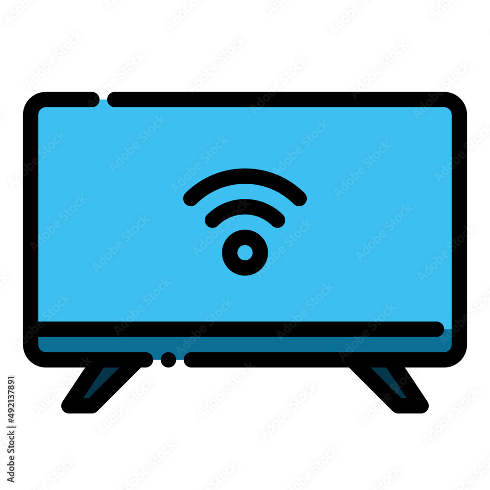 television smart tv internet of things iot smarthome icon television smart tv internet of things iot smarthome icon