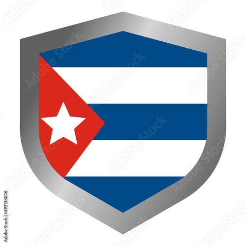 Cuban flag shield Free Download Cuban flag shield - GFXLoad
