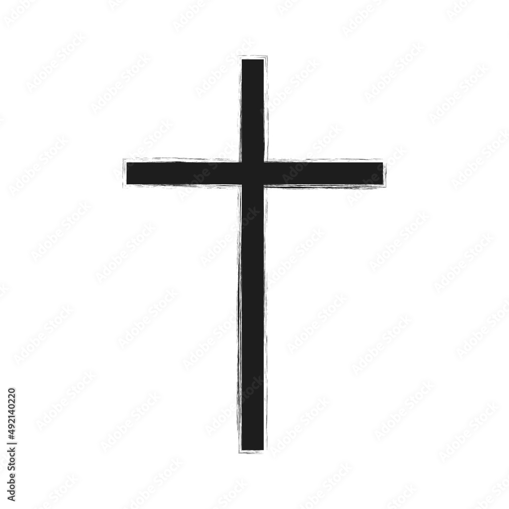 wooden cross on white background wooden cross on white background