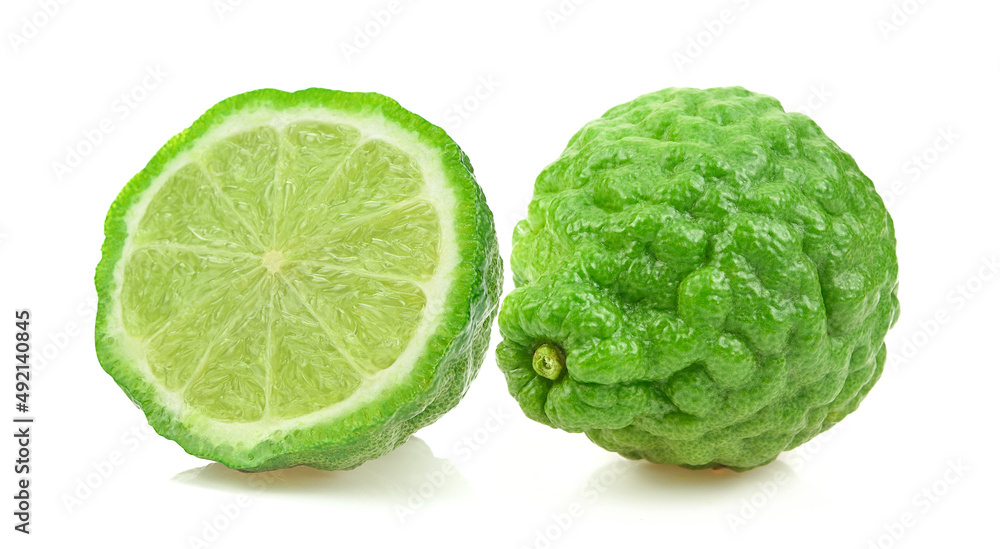bergamot isolated on whtie background bergamot isolated on whtie background