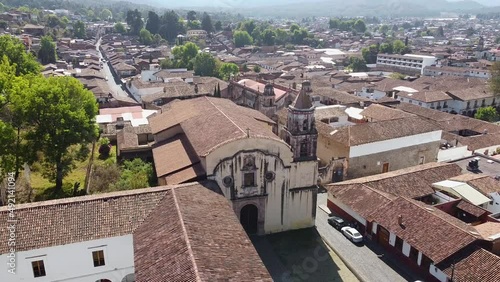 DRONE IGLESIA, PATZCUARO MICHOACAN MEXICO