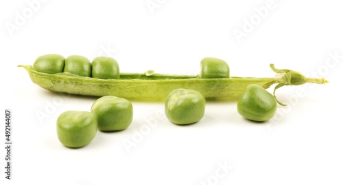 Wallpaper Mural Fresh peas isolated on white background Torontodigital.ca